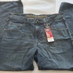 Wrangler Husky Straight Fit Jeans Women's 8 Denim Blue